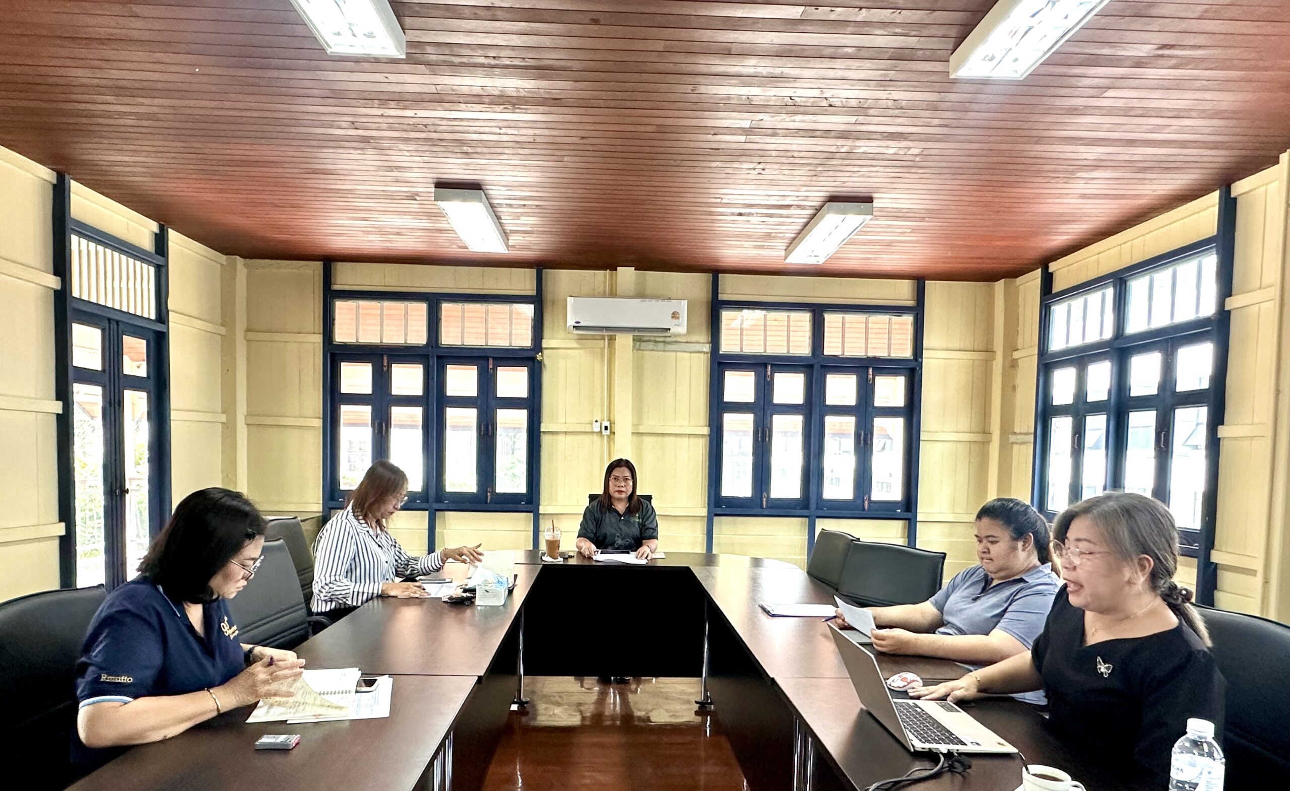 ประชุมเพื่อทำแผนบริหารความเสี่ยงและควบคุมภายใน ประจำปีงบประมาณ พ.ศ. 2569